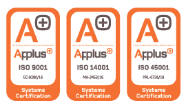 Cectificaciones ISO Applus obtenidas por miprom